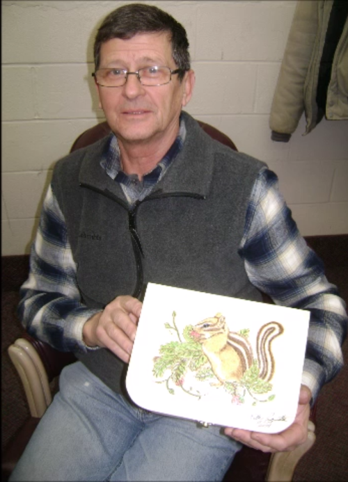 Gilles Paquette's Carving